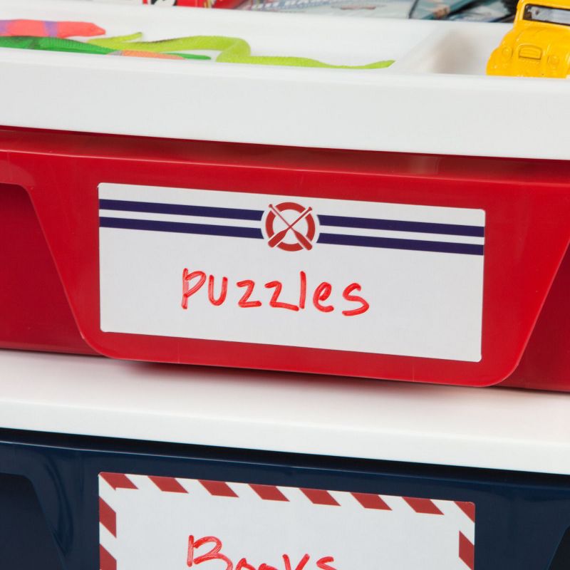 IRIS 150332 5 Drawer Storage Organization Activity Chest, Assorted Dark Colors