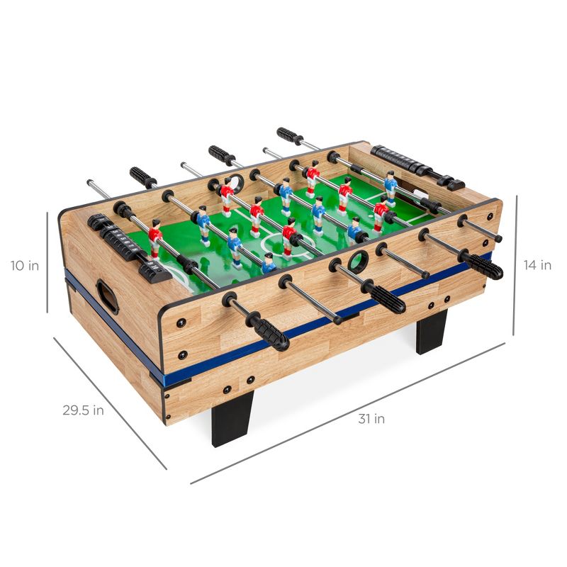 Best Choice Products 4-in-1 Multi Game Table, Childrens Arcade Set w/ Pool Billiards, Air Hockey, Foosball, Table Tennis