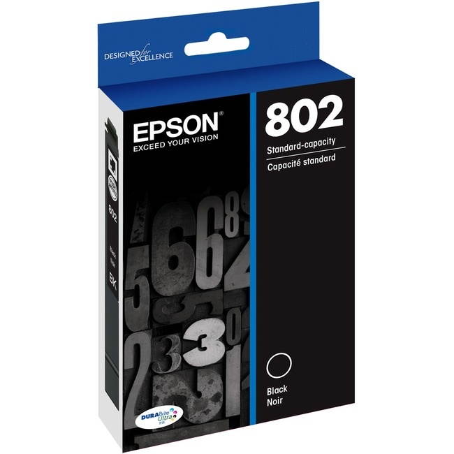EPSON T802120 DURABrite Ultra Ink Cartridges Black