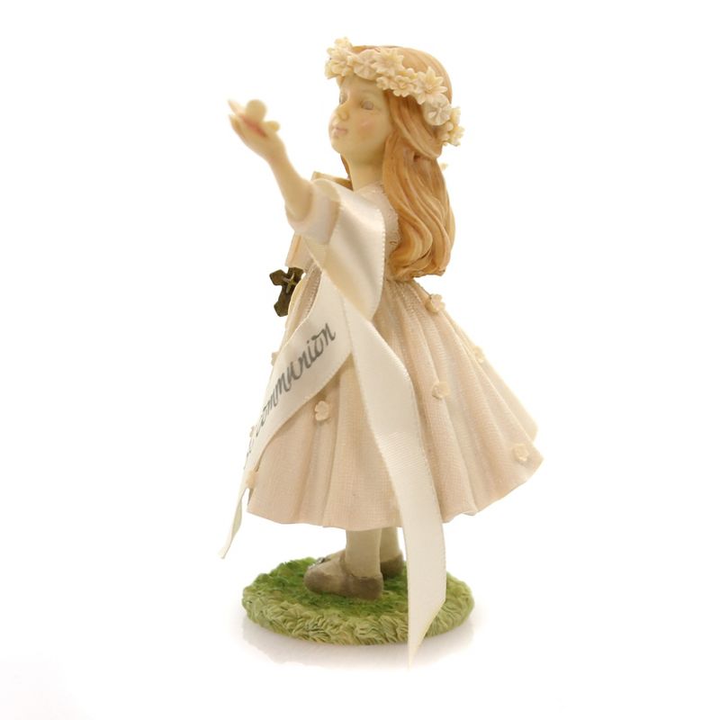 Foundations Communion Girl First Bible Butterfly  -  Decorative Figurines