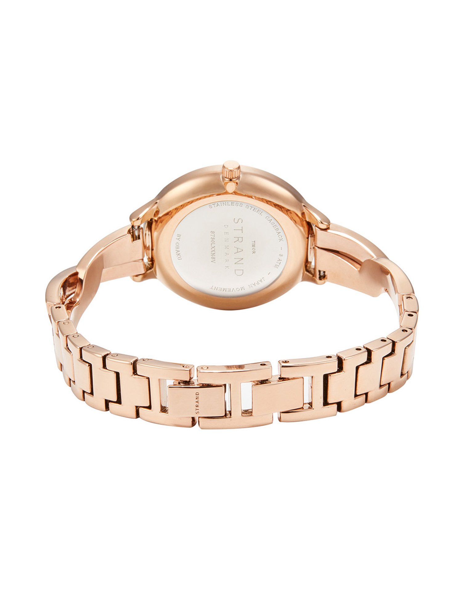 Strand By Obaku S730LXXNSV Timor Coffee Analog Watch for Women