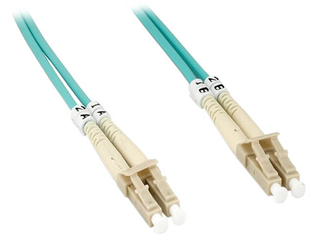 Nippon Labs OM4 LC / LC 10Gb 50/125 OM4 Duplex Multimode Fiber Optic Cable 5M, Blue