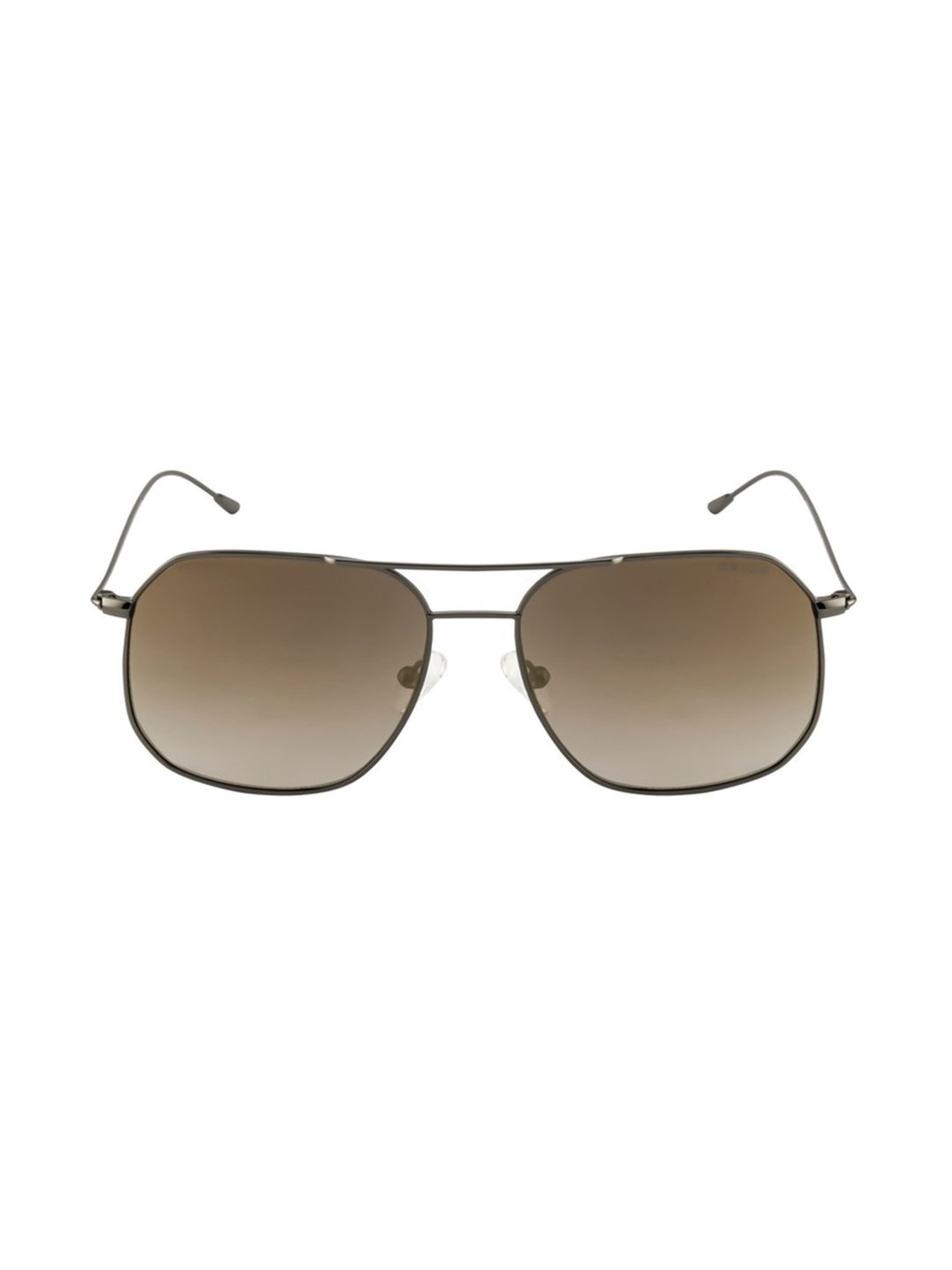 Opium Brown Beveled Sunglasses for Men