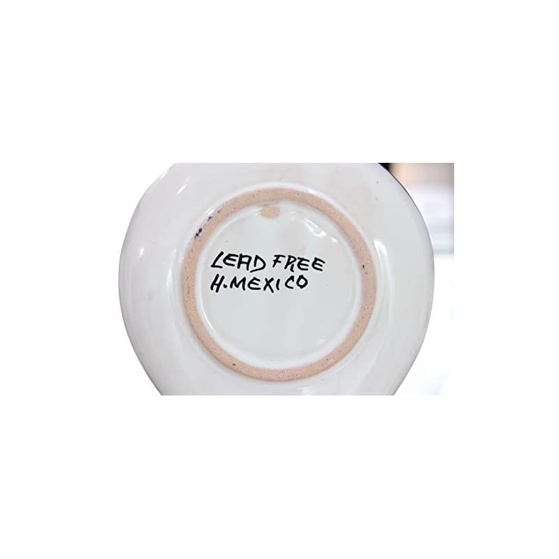 Hand Painted Large Talavera Ceramic Spoon Rest for Mexican Style Kitchen Decor Accesories Colorful Green Floral Design Utensil Holder