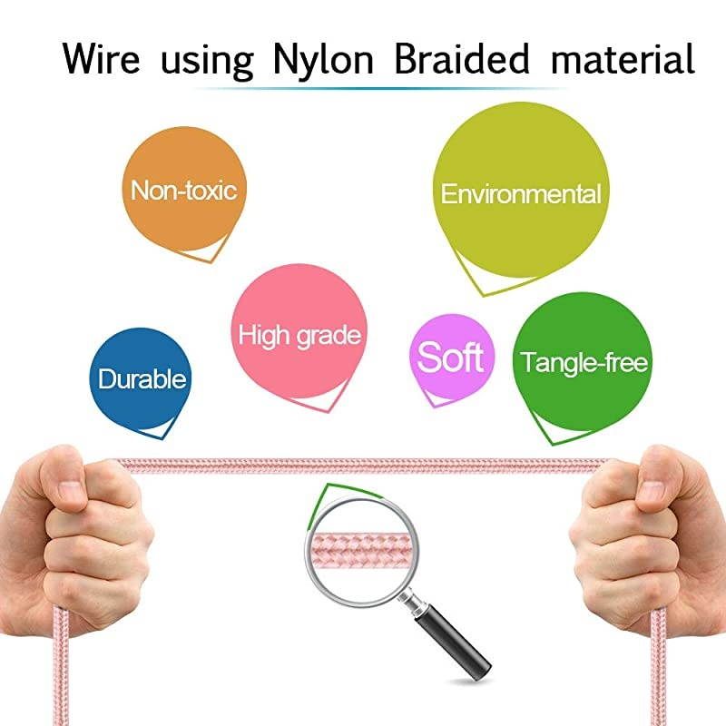 Wall Charger Micro USB Cable  21A Dual Port USB Wall Charger Plug Charging Cube Brick with 2Pack 6ft Micro USB Cable Charger for Samsung Galaxy S6 S7 Edge M10 J3 J7 LG G3 G4 K20 K30 Plus