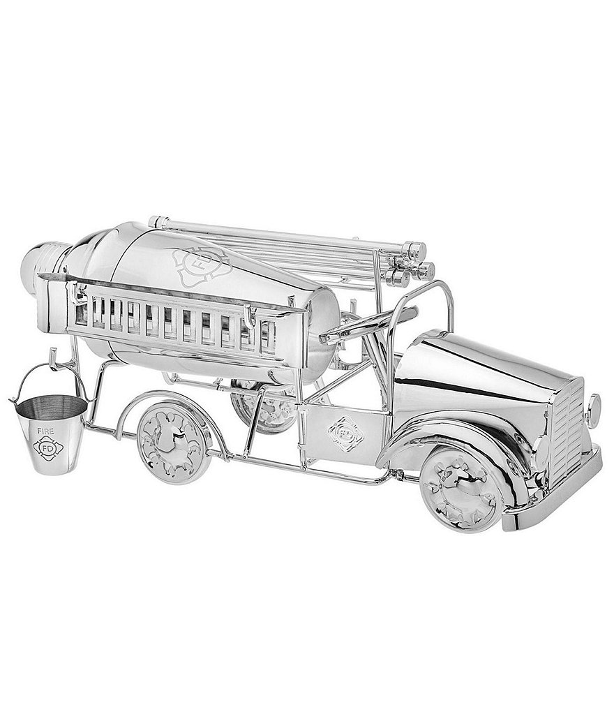 Godinger Fire Engine Thirst Extinguisher 10-Piece Bar Tool Set