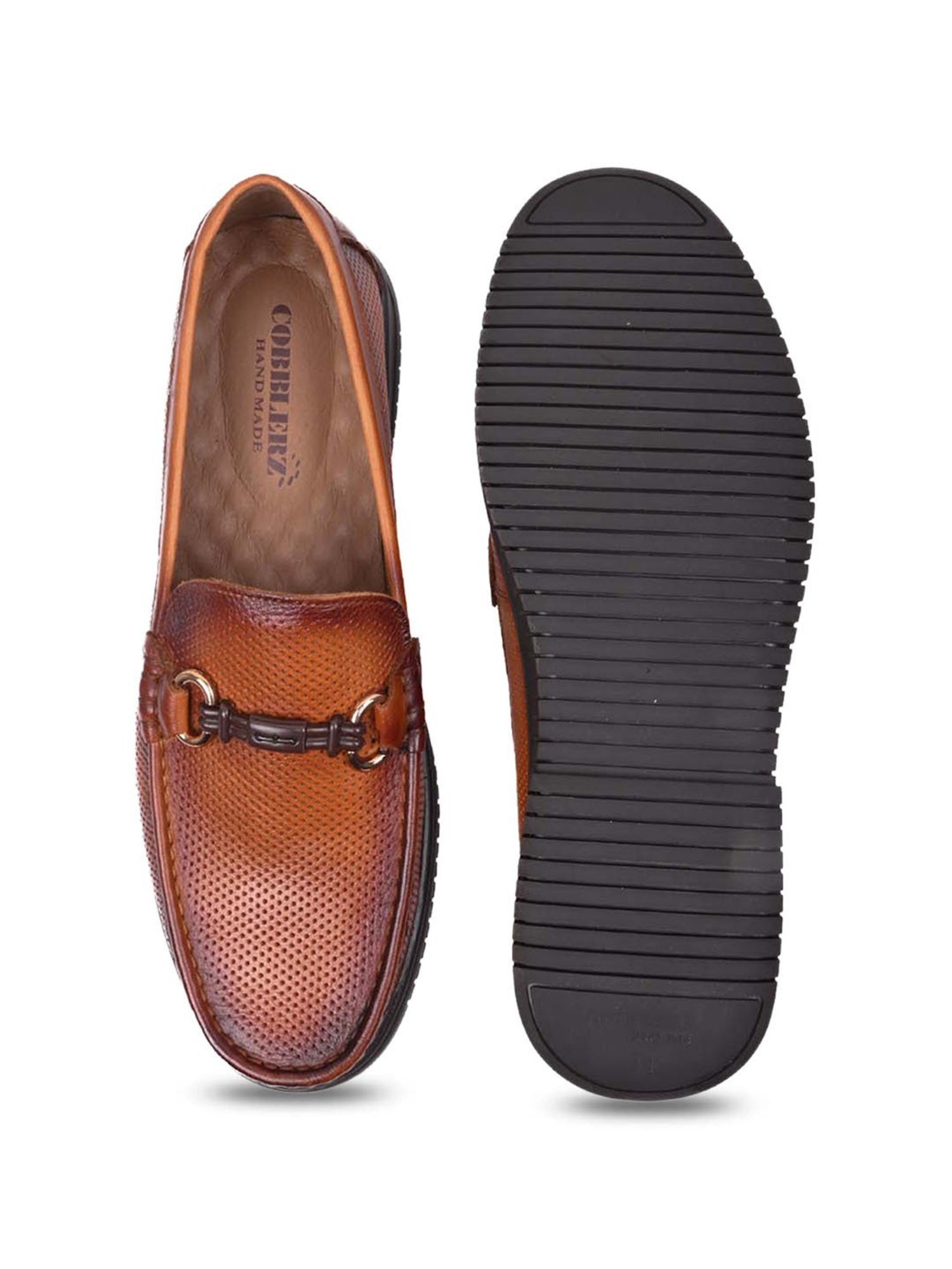 Cobblerz Men's Tan Casual Loafers