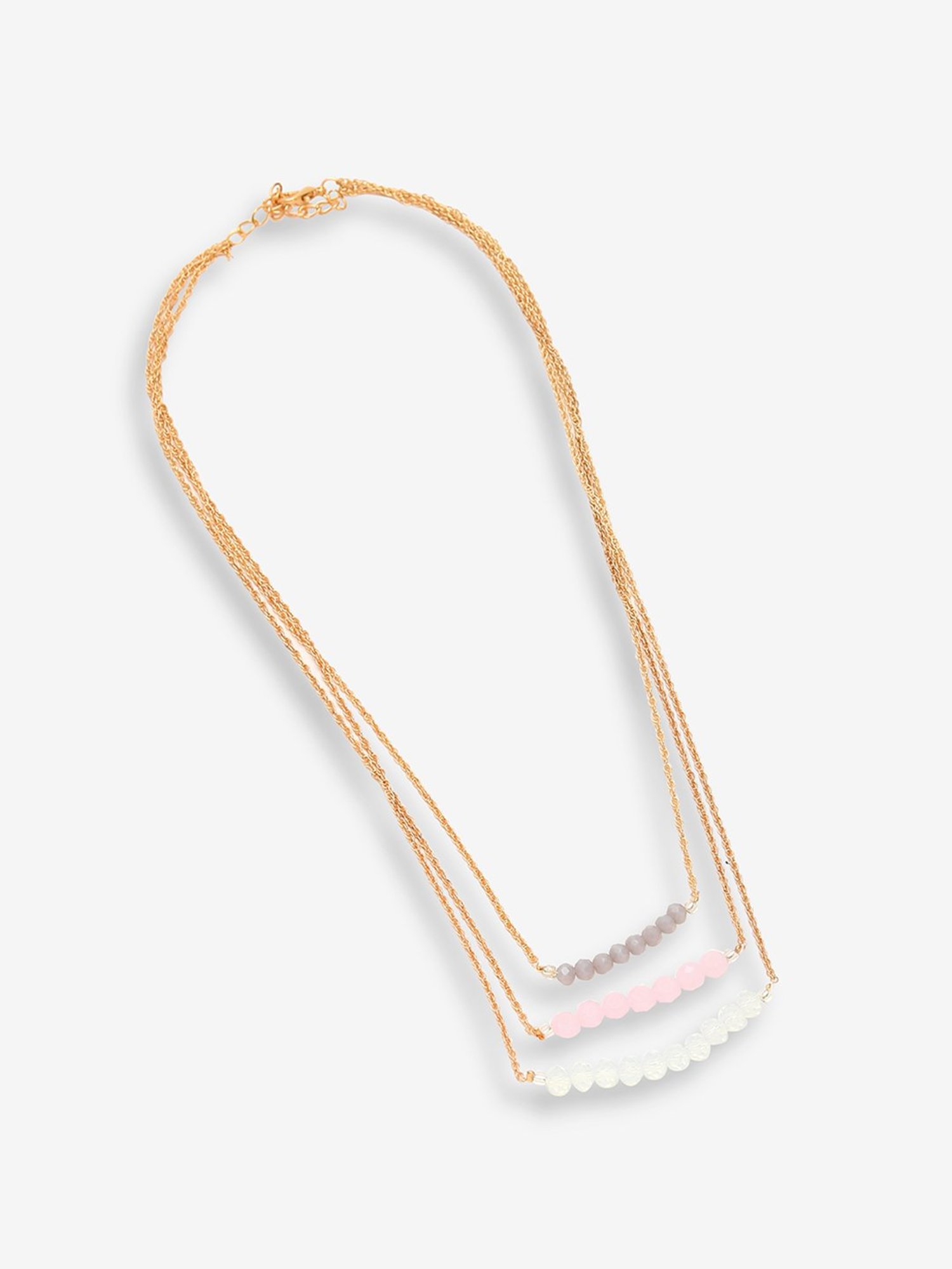 SOHI Gold Plated Designer Pendant Chain For Women