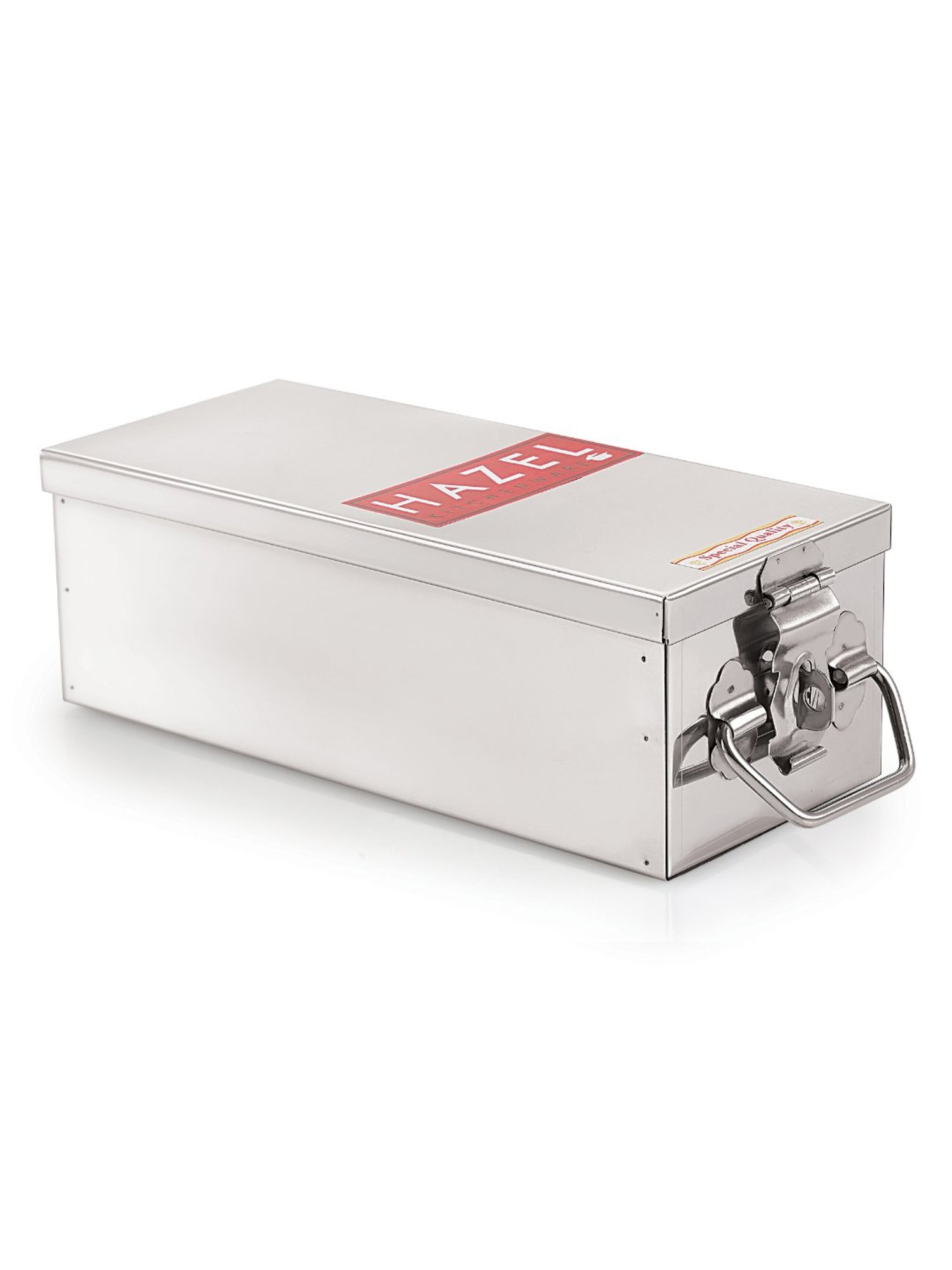 HAZEL Silver Stainless Steel Small Jewellery Box - Set of 1