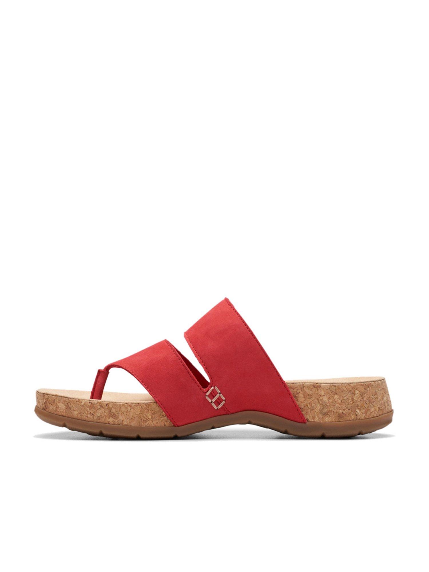 Clarks Women's Reileigh Park Cherry Thong Wedges