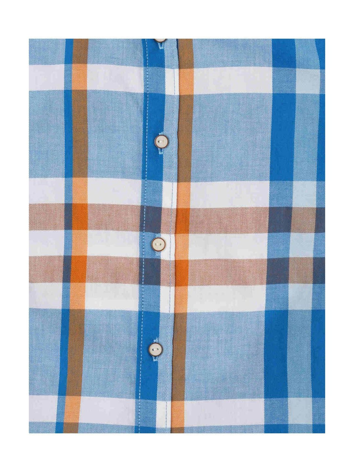 Pepe Jeans Boys Multicolor Checks Full Sleeves Shirt