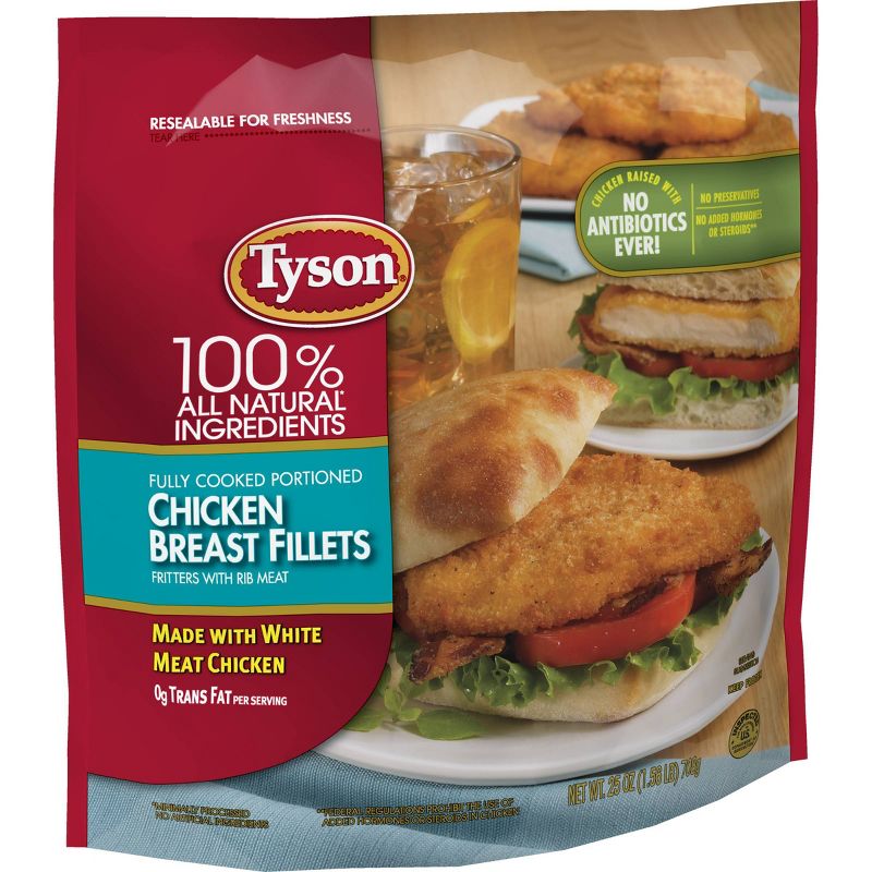 Tyson Chicken Breast Fillets - Frozen - 25oz