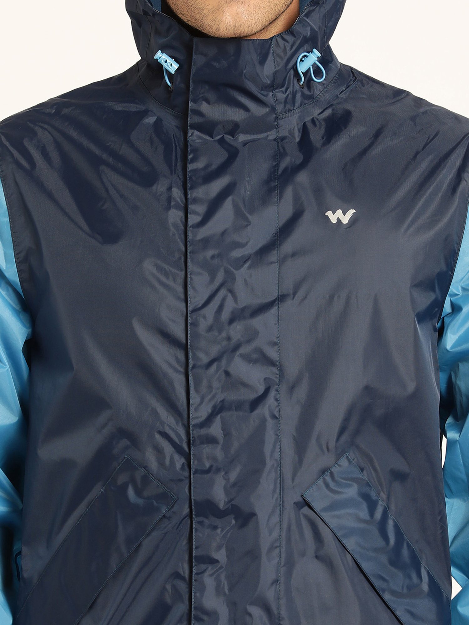 Wildcraft Navy Hooded Raincoat Set