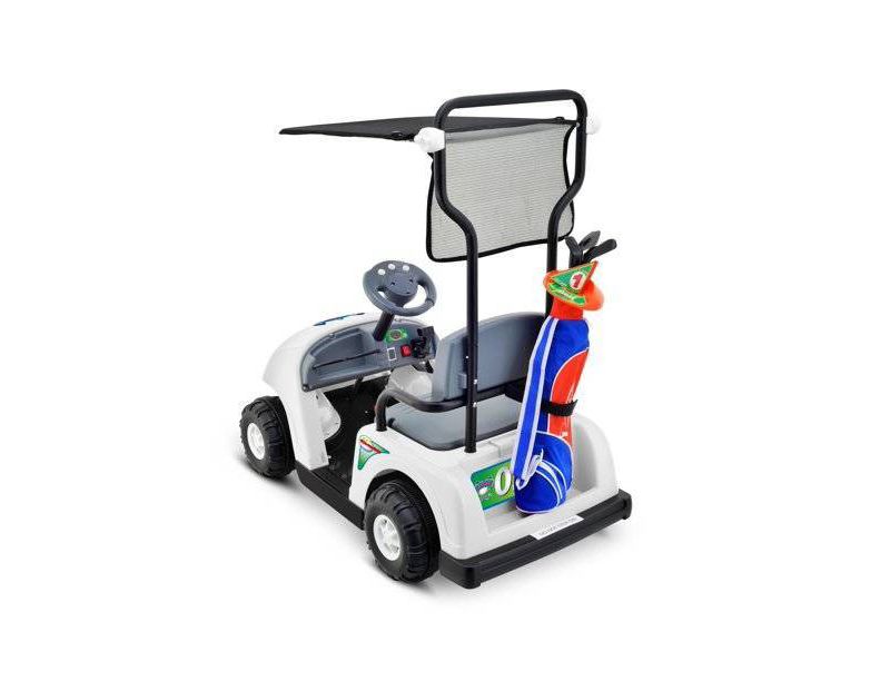 Kid Motorz 6V Jr Pro Golf Cart Powered Ride-On - White