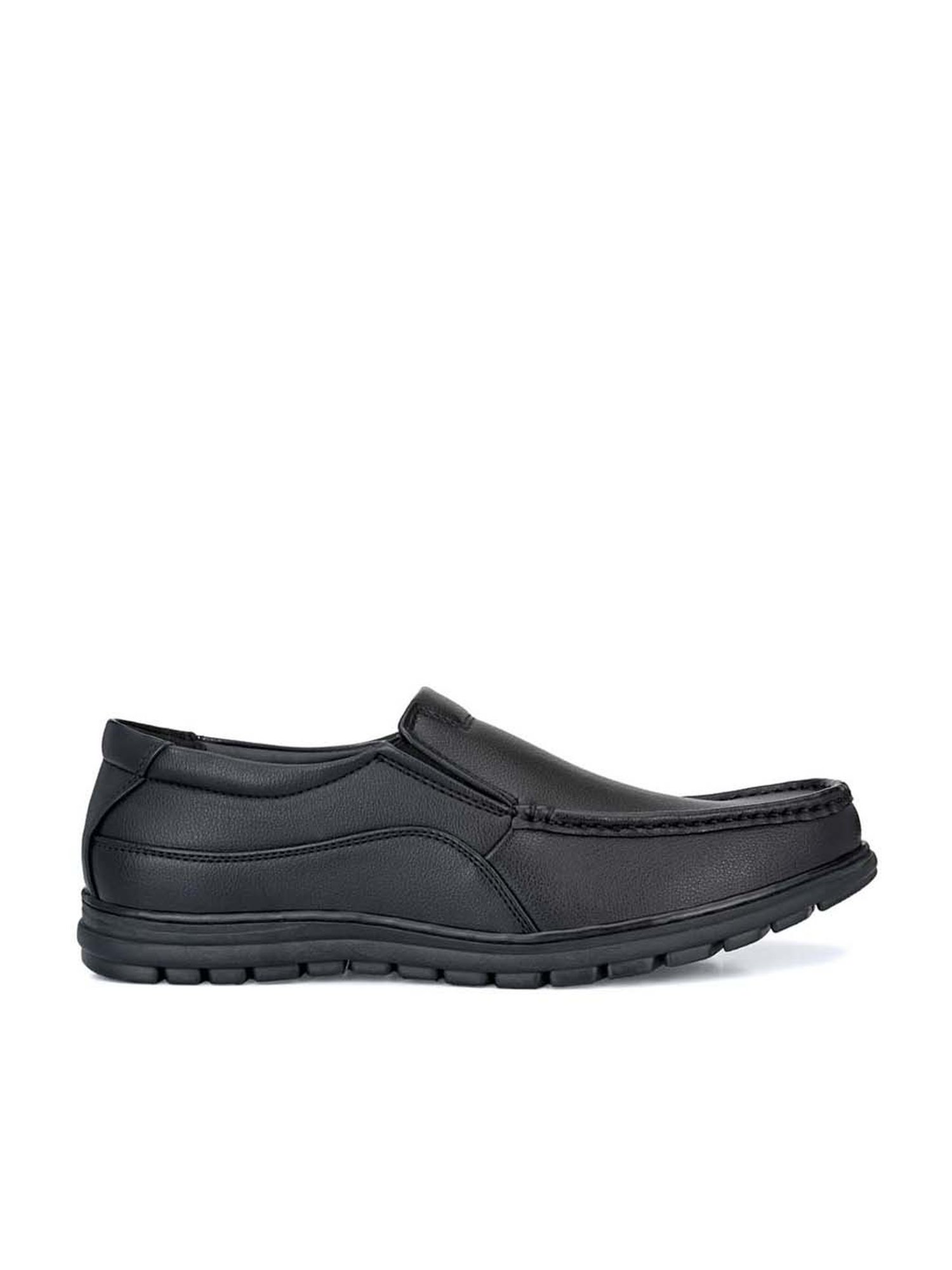 Eego Italy Men's Black Formal Loafers