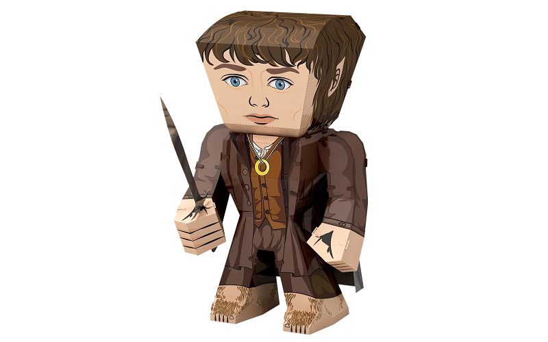 Fascinations Metal Earth Lord of The Rings Frodo Baggins 3D Metal Model Kit