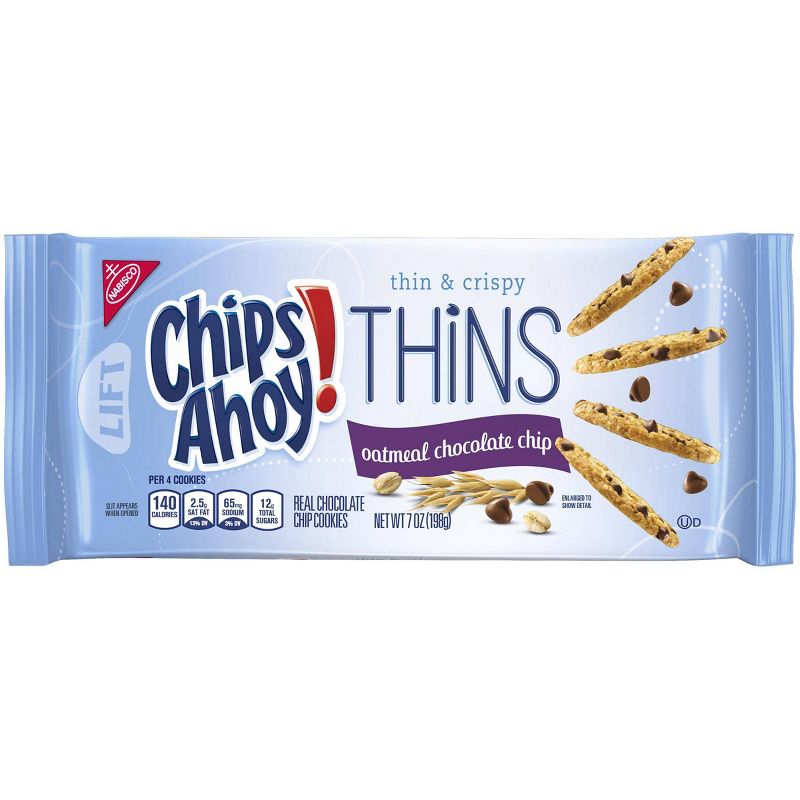 Nabisco Chips Ahoy! Thins Oatmeal - 7oz