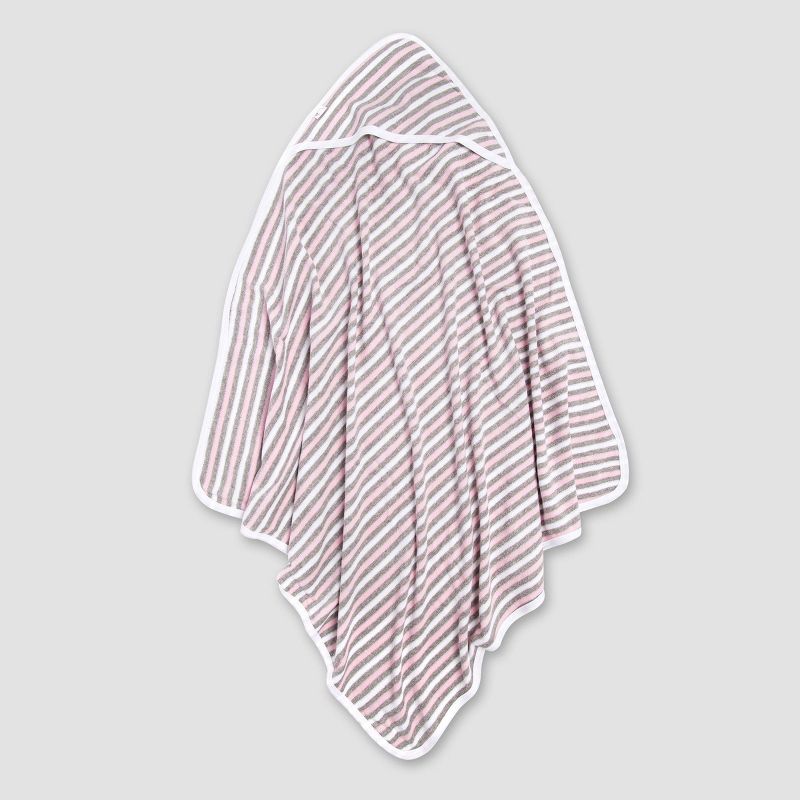Burt's Bees Baby® Baby Girls' 2pk Hooded Bath Towel - Pink/Brown
