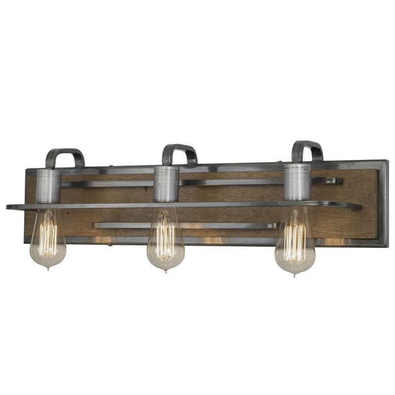 6" Lofty 3 Light Vanity Steel Wheat - Varaluz