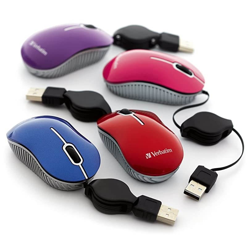 Mini Travel Optical Mouse Commuter Series Pink 98618