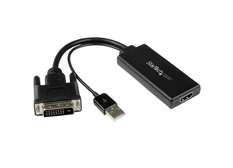 StarTech DVI2HD HDMI/DVI-D Audio/Video Cable, Black 