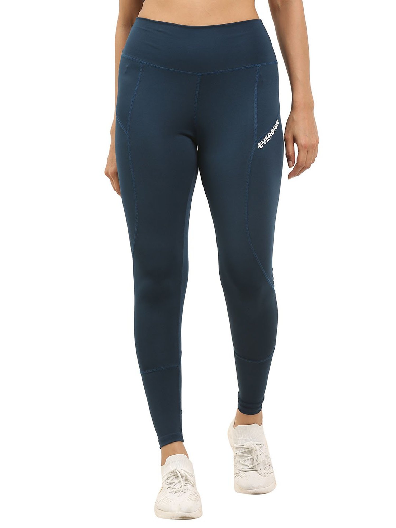 EVERDION Blue Slim Fit Tights