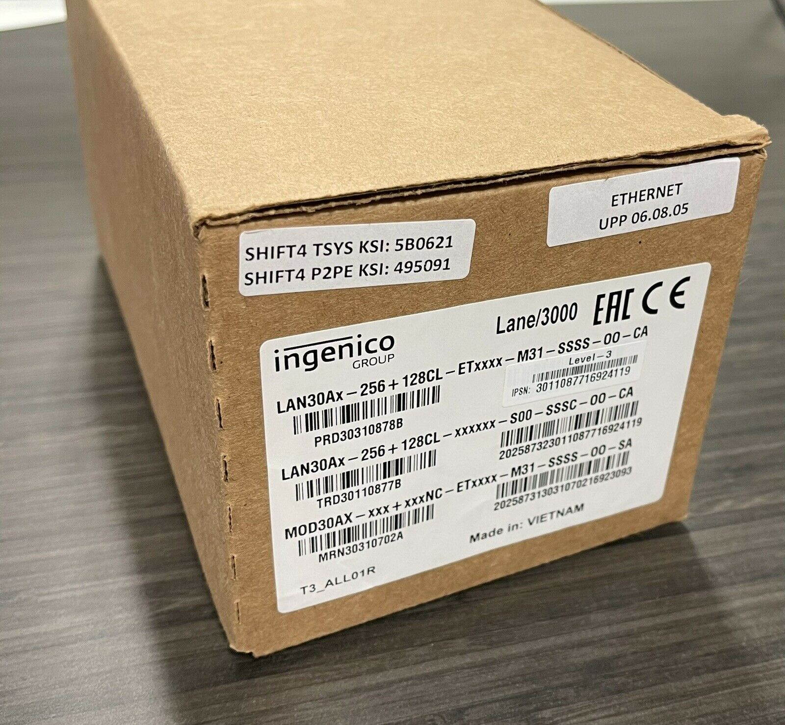 Ingenico Lane/3000 PIN Pad Credi Card Machine Terminal LAN300-USPHX01A PRD30310878A