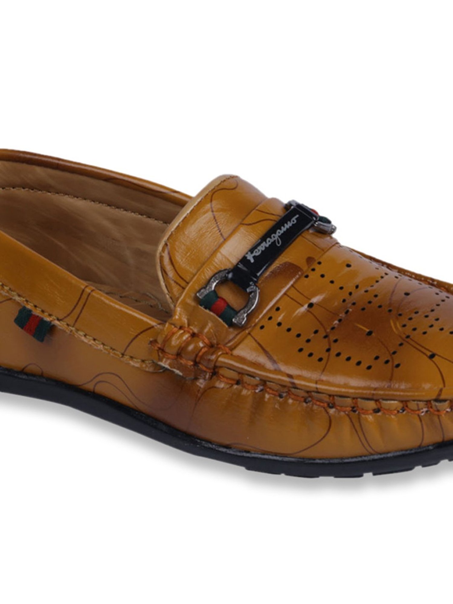 Tiny Bugs Kid's Tan Casual Loafers