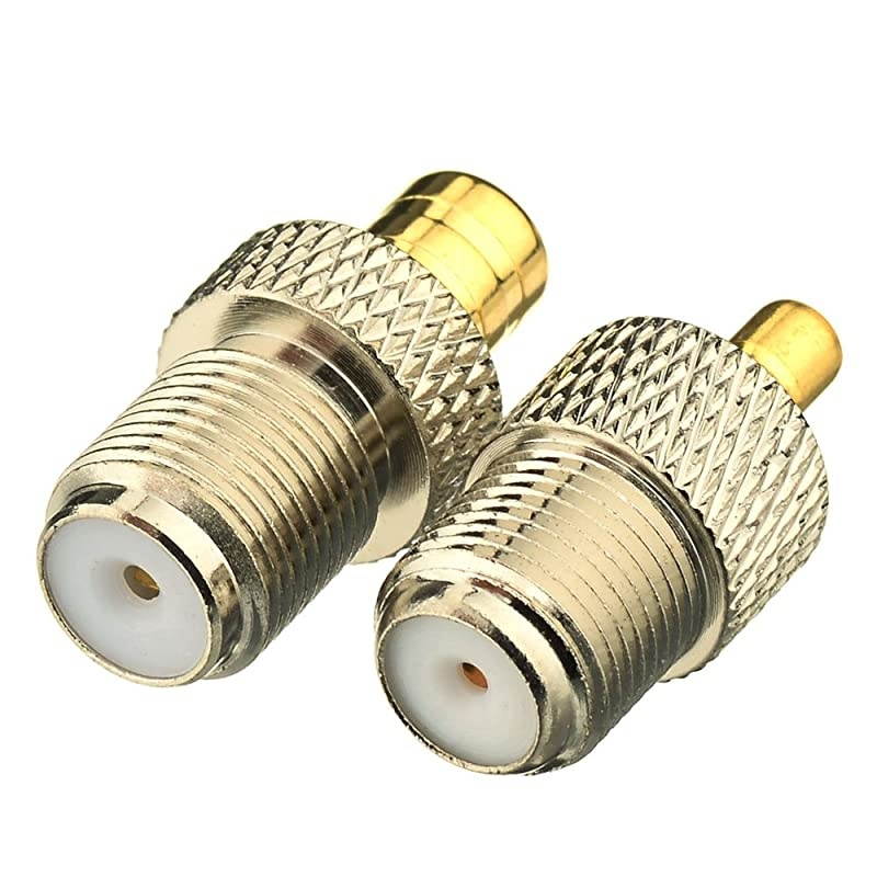 SMB to F RG6 Coax Antenna Conversion kit 2pcs Adapter Compatible with Satellite Sirius XM Radio