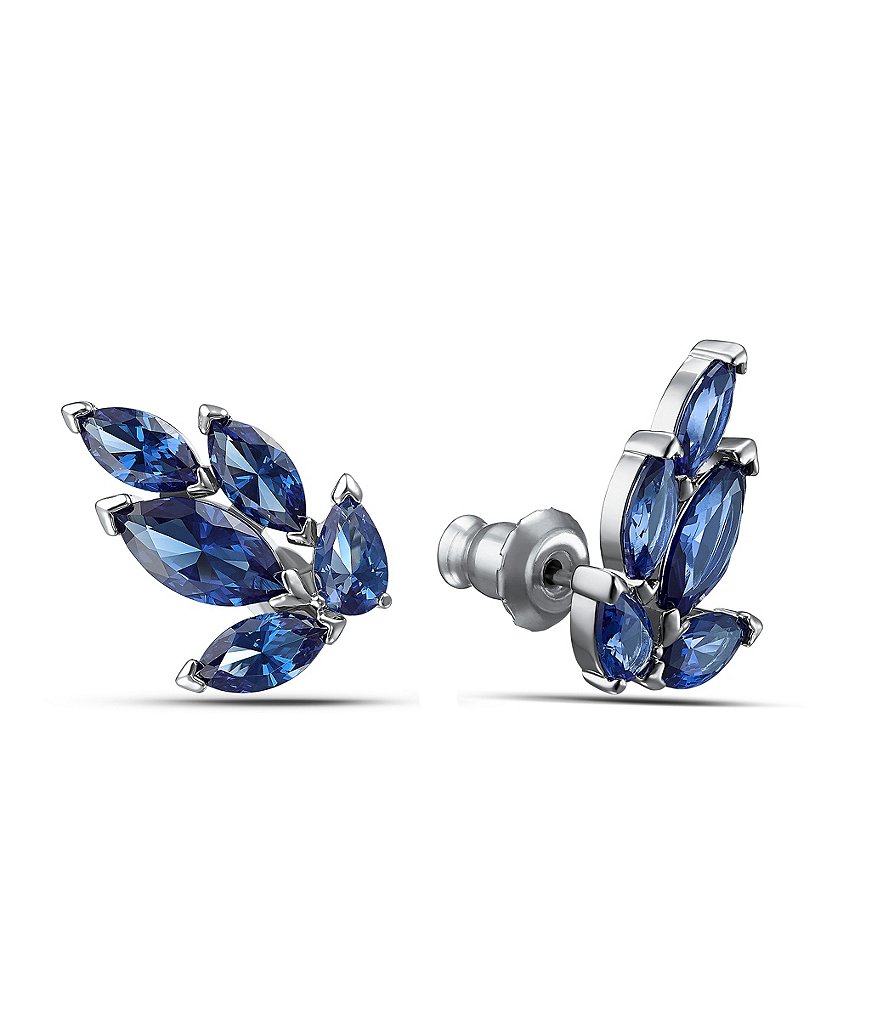 Swarovski Louison Blue Stud Pieced Earrings