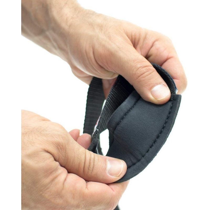 Bodylastics BLCOMP03 Heavy Duty Portable Door Anchor Attachment for Gym Resistance Bands Workouts for Any Standard Doors with Dense Foam, Black