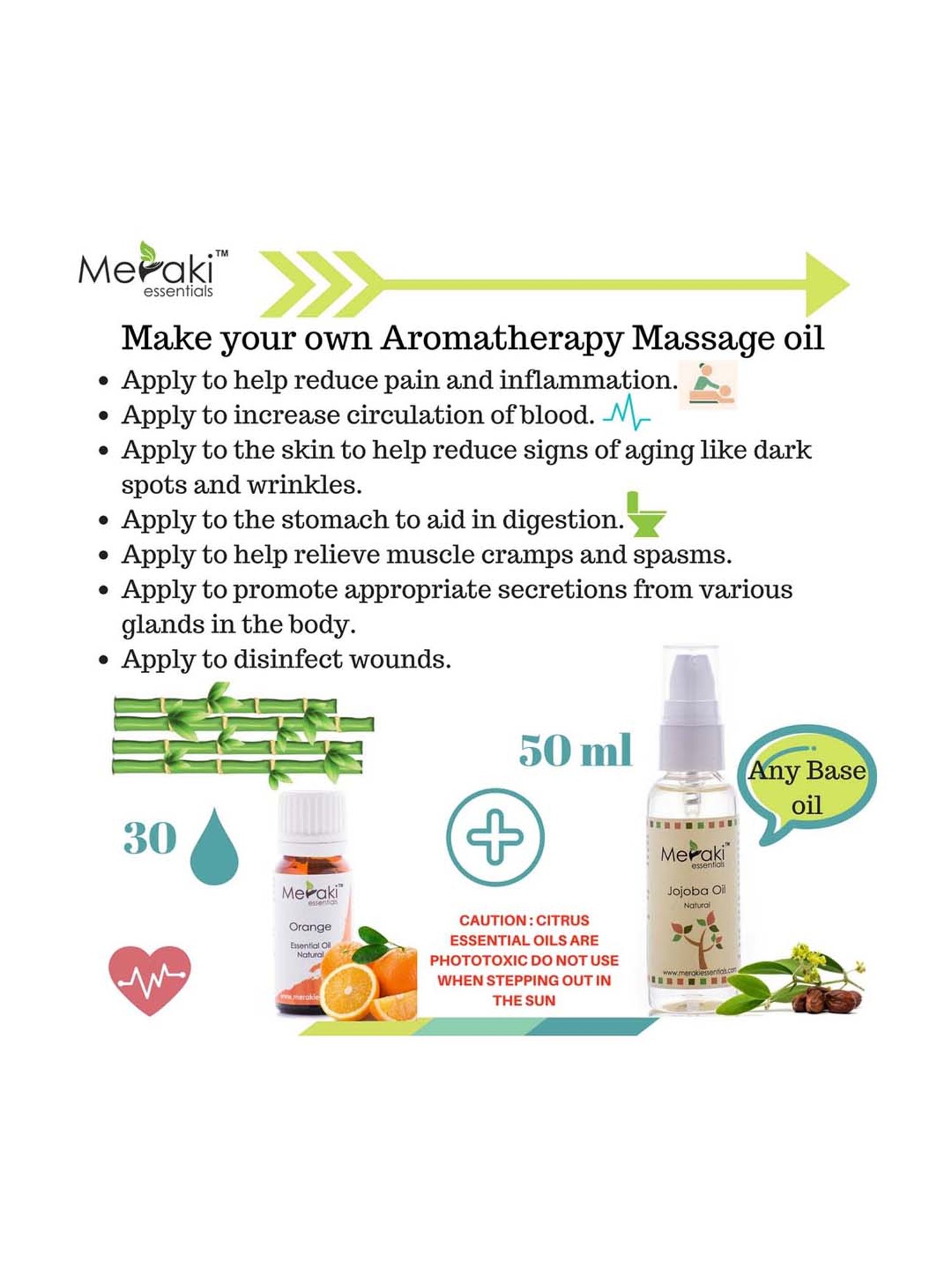 Meraki Essentials Orange Essential Oil - 10 ml