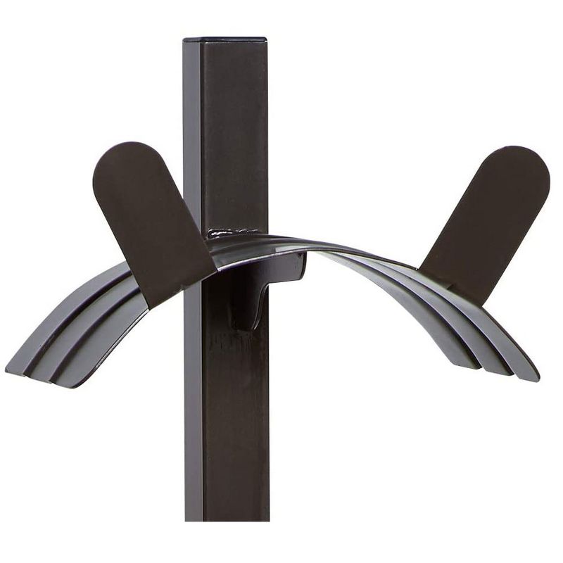 Liberty Garden LBG-693-T Steel Freestanding Industrial Garden Water Hose Stand with Brass Bib Holds up to 150' of 5/8" Hose, Bronze