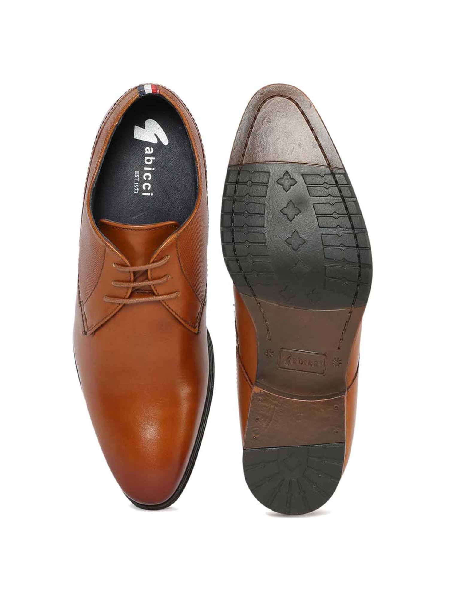 Gabicci Men's Tan Derby Shoes
