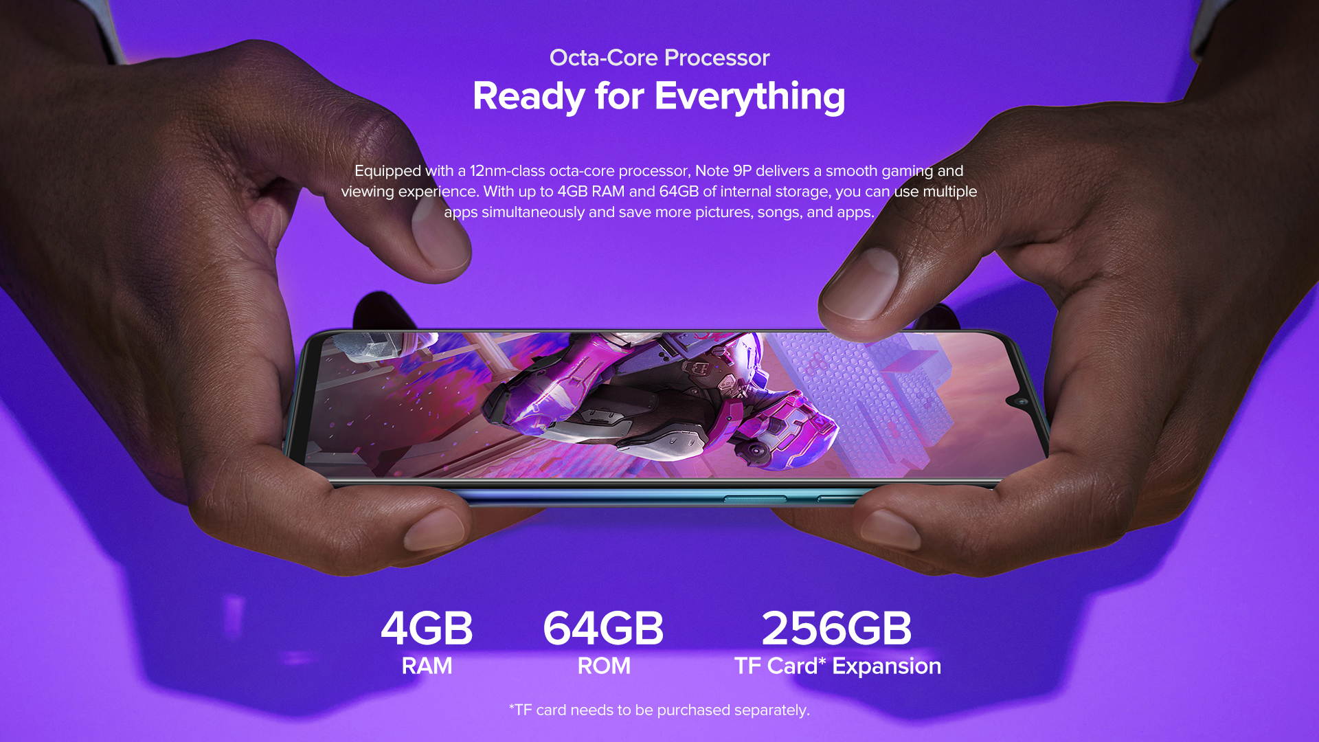 Ulefone Note 9P 4G Unlocked Cell Phones, 6.52" HD+ Waterdrop Screen,16MP Triple Rear Camera, Android 10 Octa-Core 4GB + 64GB,4500mAh Big Battery, Face Unlock Finger Reader Unlocked Smartphones