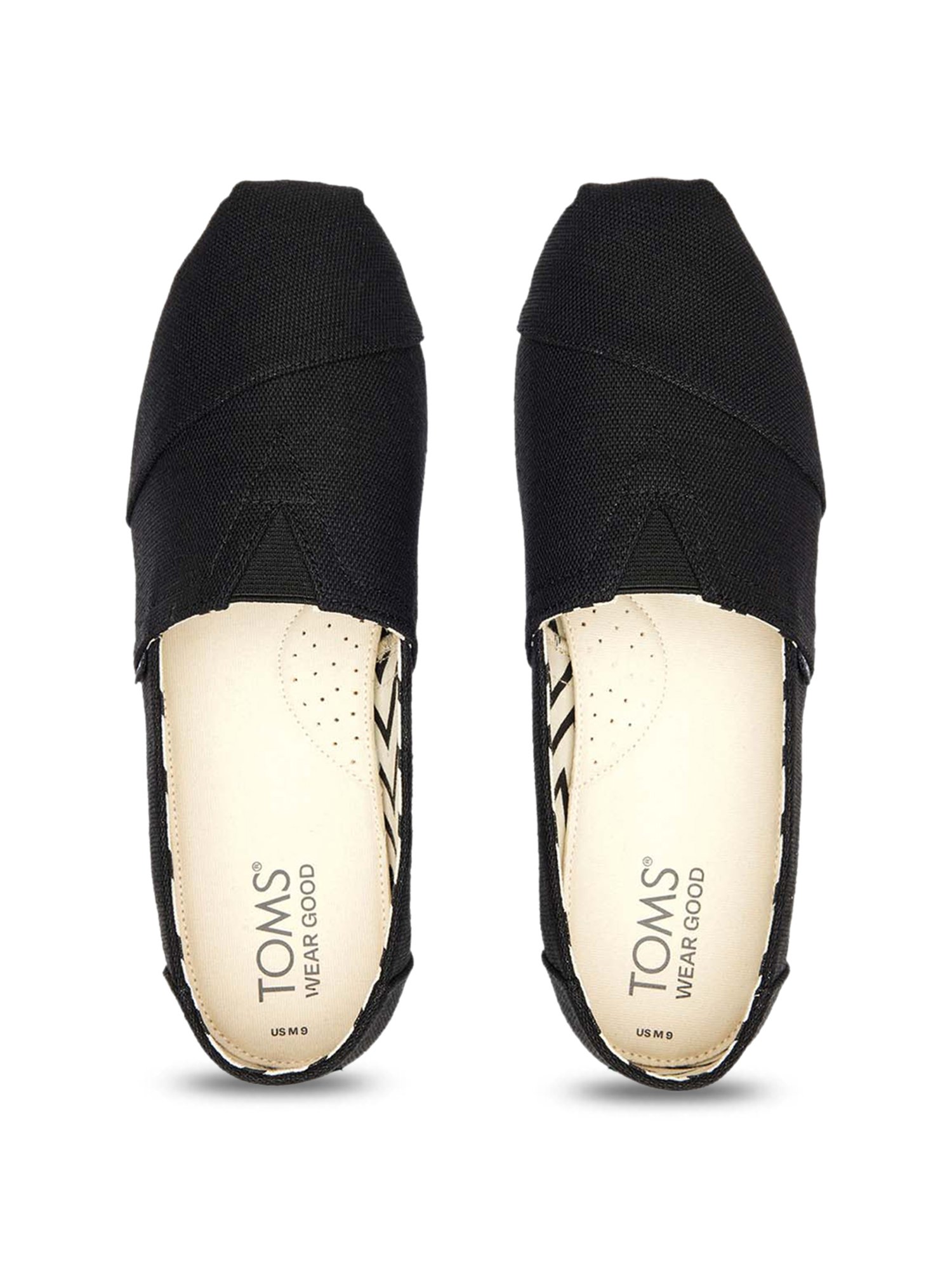 TOMS Heritage Men's Black Espadrille Shoes