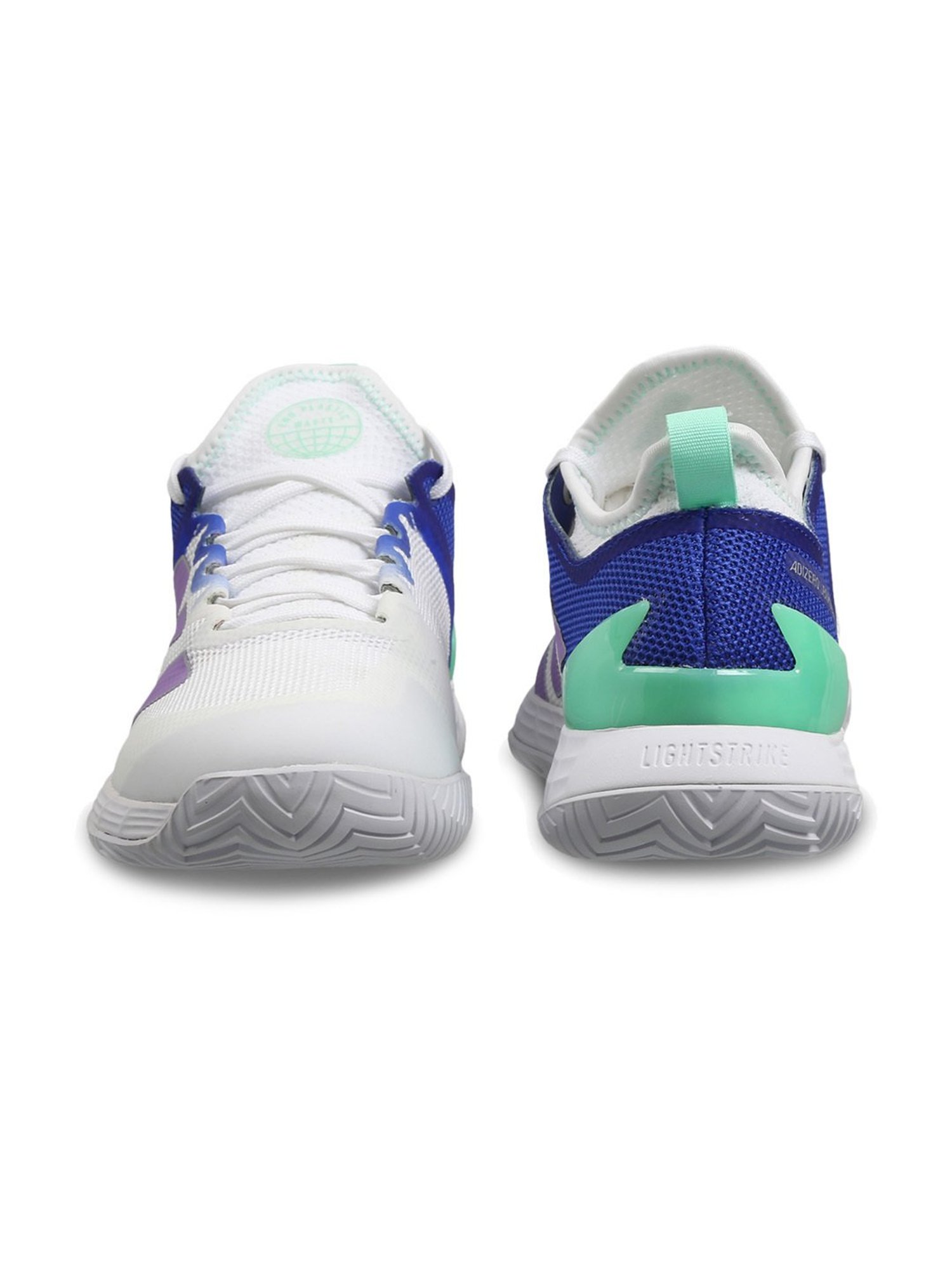 Adidas Women's adizero ubersonic 4 W LanzaT White Tennis Shoes