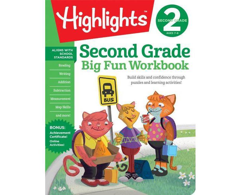Second Grade Big Fun Workbook -  (Highlights Big Fun Workbooks) (Paperback)