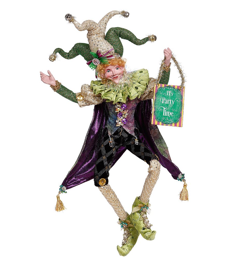 Mark Roberts Mardi Gras Jester Figurine, 20.5#double;