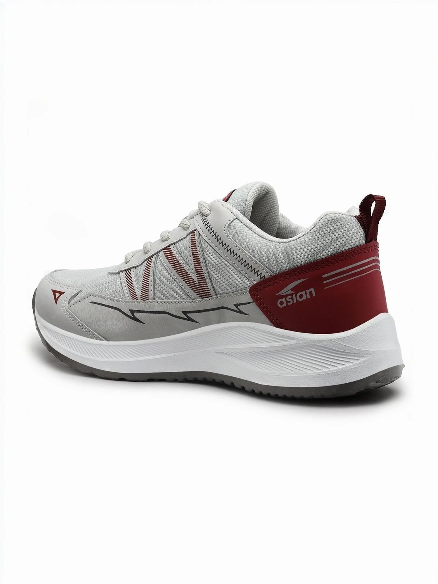 Asian Men's Grey Running Shoes