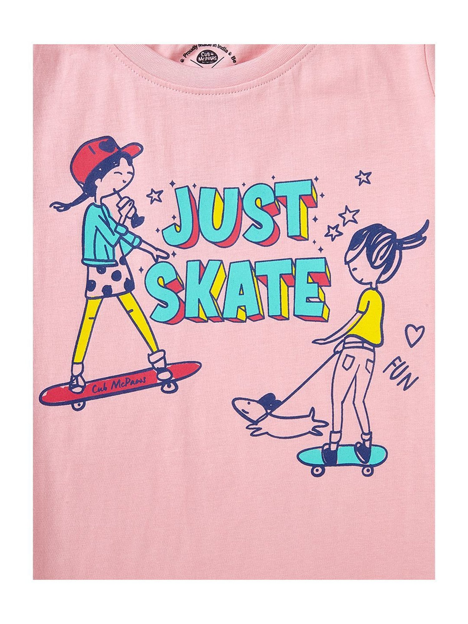 Cub McPaws Kids Multicolor Cotton Printed T-Shirt (Pack of 3)