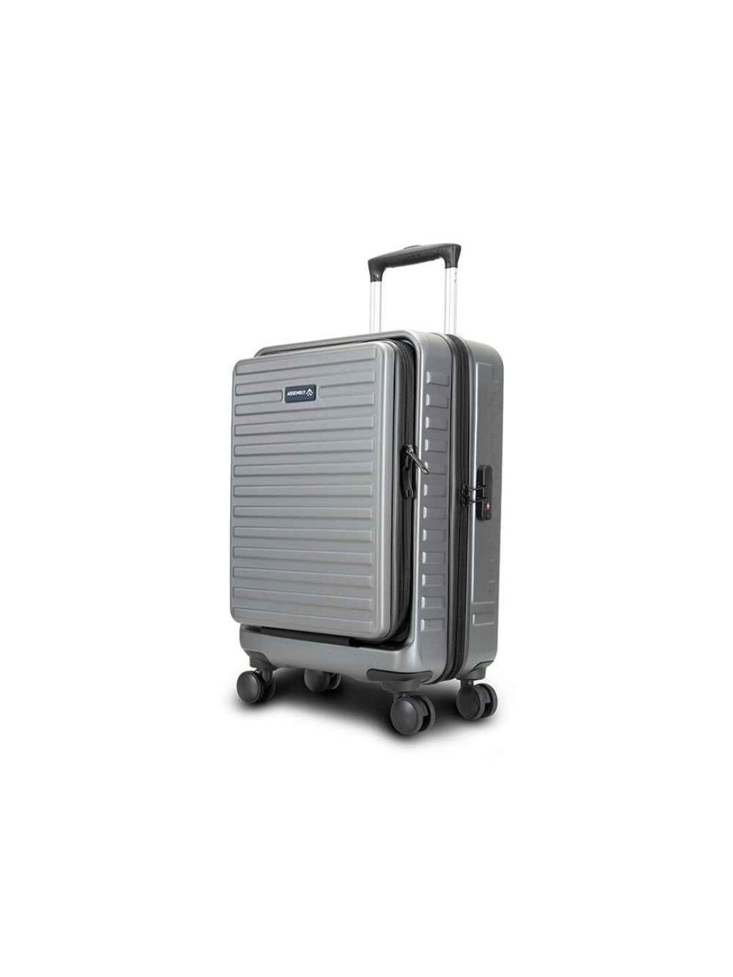 Assembly Grey Textured Small Cabin Trolley - 20 inch