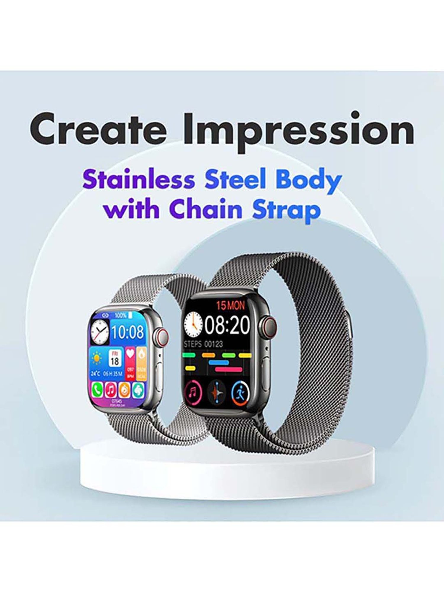 I KALL W4 Smart Watch (Black)