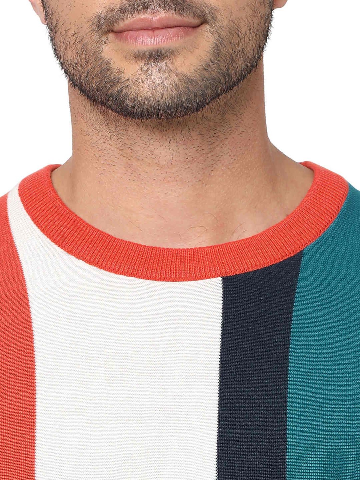 Pepe Jeans Multi Regular Fit Colour Block Sweater