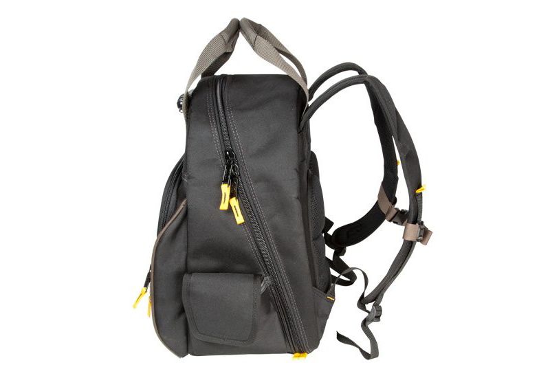 CLC L255 Tech Gear 53-Pocket Dual Compartment LED Lighted Tool Storage Backpack