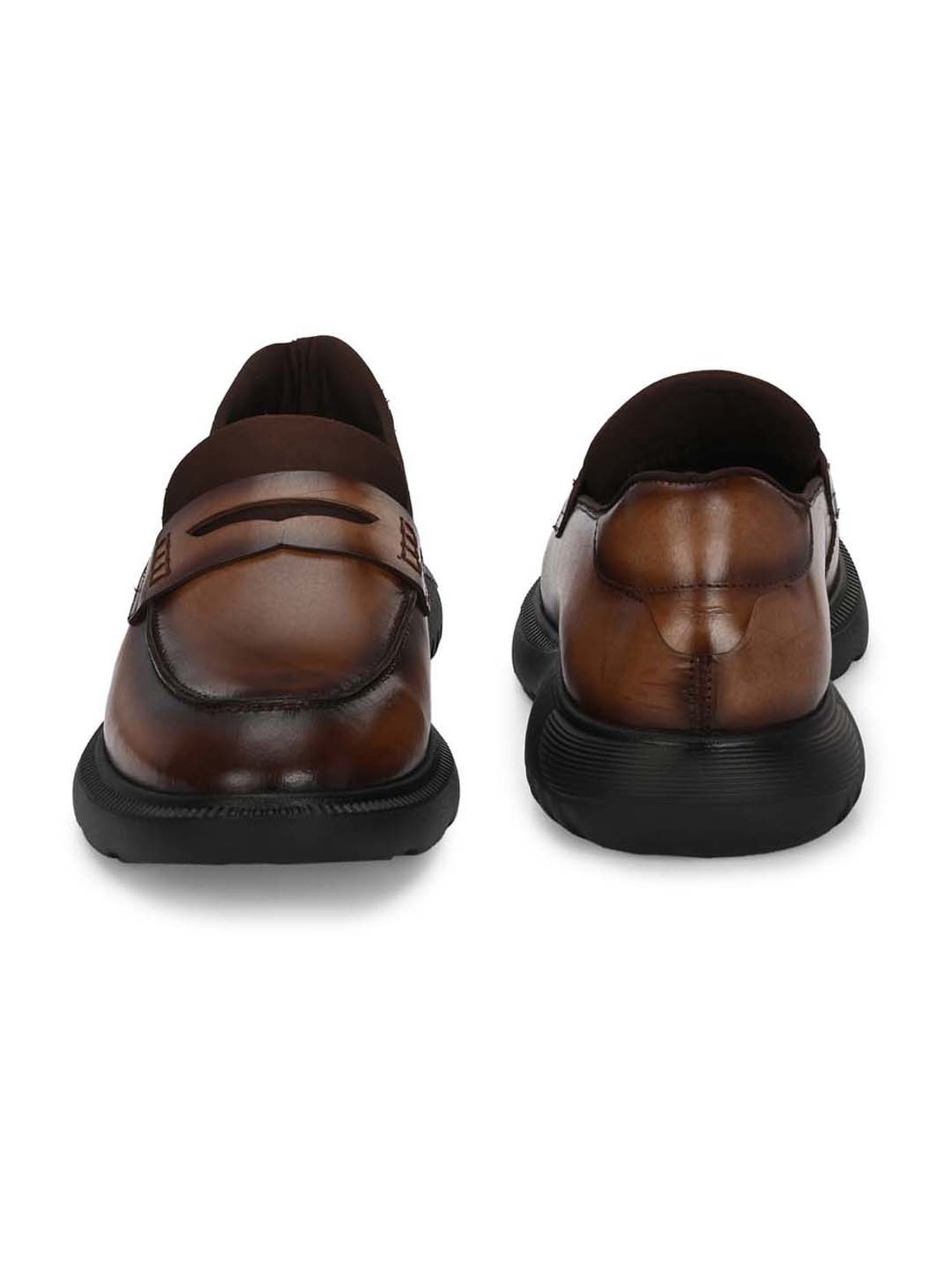 Hitz Men's Tan Formal Loafers