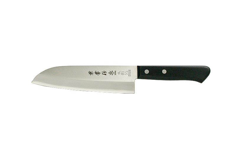 Kanetsune Santoku 165mm With Black Plywood handle KC-327