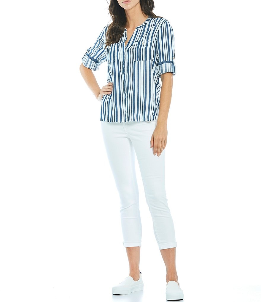 Tommy Bahama Mission Beach Stripe Long Sleeve Shirt