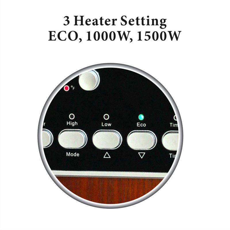 Infrared Quartz Heater With Remote & LED Display