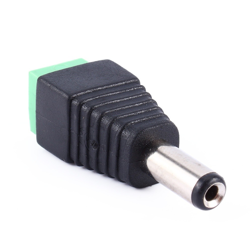 1pcs Male/Female DC Power Jack Connector Adapter Plug 5.5mm*2.1mm For CCTV